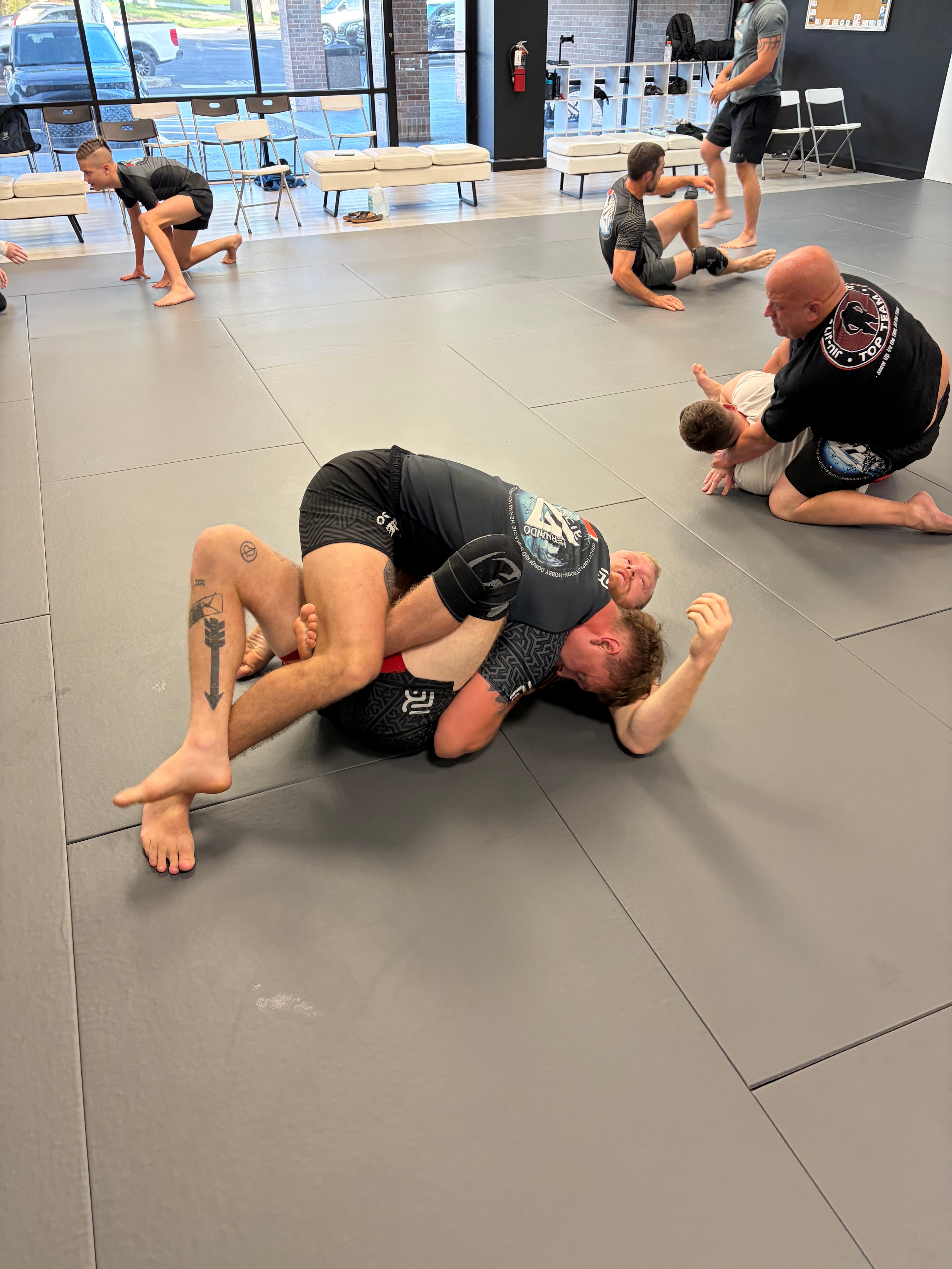 Gracie Hernando training